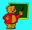 Dibujo Profesor oso pintado por koniiThaW