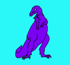 Dibujo Tiranosaurios rex pintado por jhgfdsazx