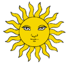 Dibujo Sol pintado por MRodriguez