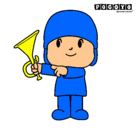 Dibujo Pocoyó pintado por pocoyo