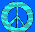 Dibujo Símbolo de la paz pintado por fdgrtyvyrr