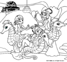 Dibujo Sirenas y caballitos de mar pintado por jrjtyytjut7y7ty