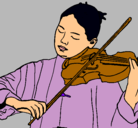 Dibujo Violinista pintado por ralimus