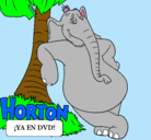 Dibujo Horton pintado por hico