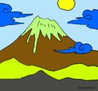Dibujo Monte Fuji pintado por jaimekooo