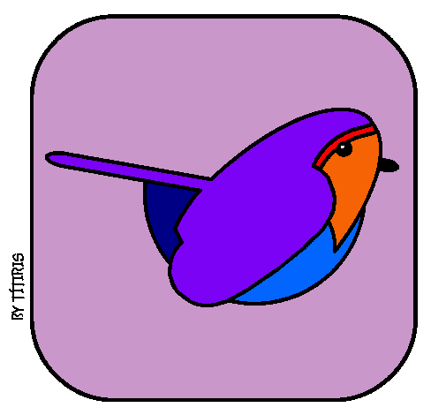 Dibujo Pájaro II pintado por guillem