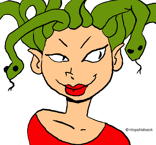 Mujer medusa