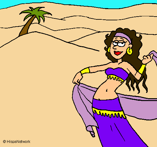 Dibujo Sahara pintado por Happy