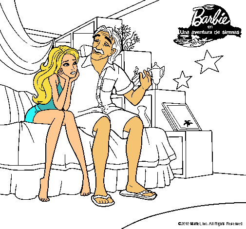 Barbie con su padre