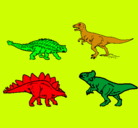 Dibujo Dinosaurios de tierra pintado por omariyo