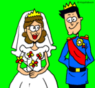 Dibujo Boda real pintado por jutman