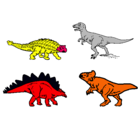 Dibujo Dinosaurios de tierra pintado por anthony17