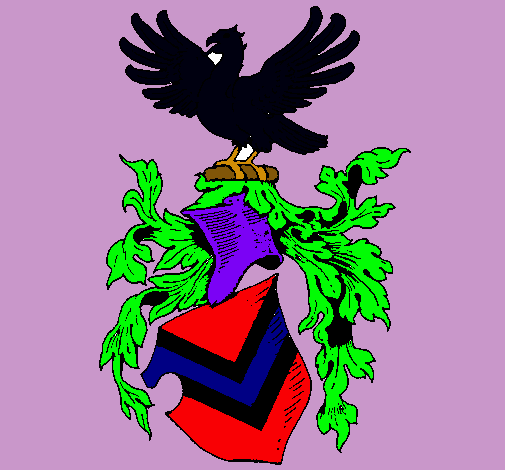 Escudo de armas y aguila 