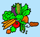Dibujo verduras pintado por jgwieuhu