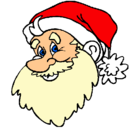 Dibujo Cara Papa Noel pintado por miriamjesus