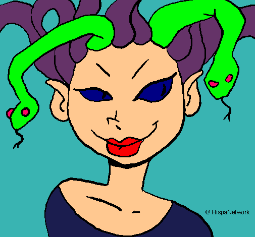 Mujer medusa