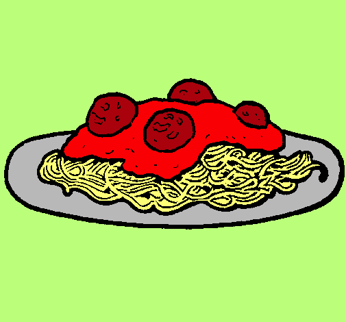 Espaguetis con carne