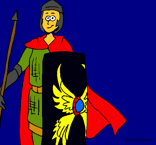 Dibujo Soldado romano II pintado por guillem