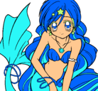 Dibujo Sirena pintado por ainho
