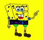 Dibujo Bob Esponja pintado por yasver