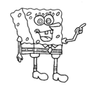 Dibujo Bob Esponja pintado por kendri 