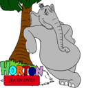 Dibujo Horton pintado por joanna
