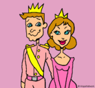Dibujo Príncipe y princesa pintado por LTorres