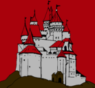 Dibujo Castillo medieval pintado por BERISTAIN