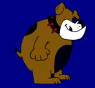 Dibujo Bulldog inglés pintado por oopiouououip0