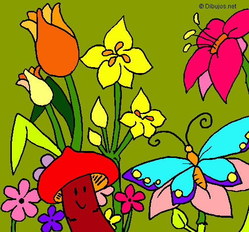 Dibujo Fauna y flora pintado por carlamaria
