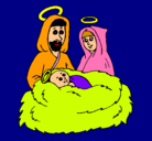 Dibujo Natividad pintado por coralmu004