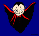 Dibujo Vampiro terrorífico pintado por bella18