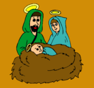 Dibujo Natividad pintado por jesuuuuuuuuuuus