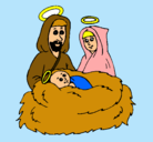 Dibujo Natividad pintado por Ebetseir