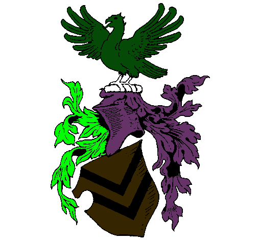 Escudo de armas y aguila 