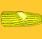 Dibujo Mazorca de maíz pintado por mariangela