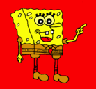 Dibujo Bob Esponja pintado por --CANDELA--