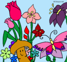 Dibujo Fauna y flora pintado por carlota