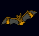 Dibujo Murciélago volando pintado por arigau