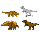 Dibujo Dinosaurios de tierra pintado por uio678548576777