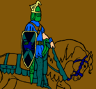 Dibujo Caballero a caballo pintado por juliancito