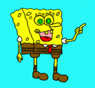 Dibujo Bob Esponja pintado por jeremy