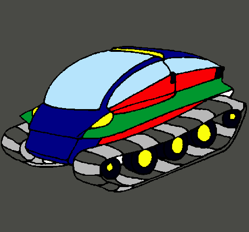 Dibujo Nave tanque pintado por jose1