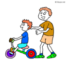 Dibujo Triciclo pintado por  avatar