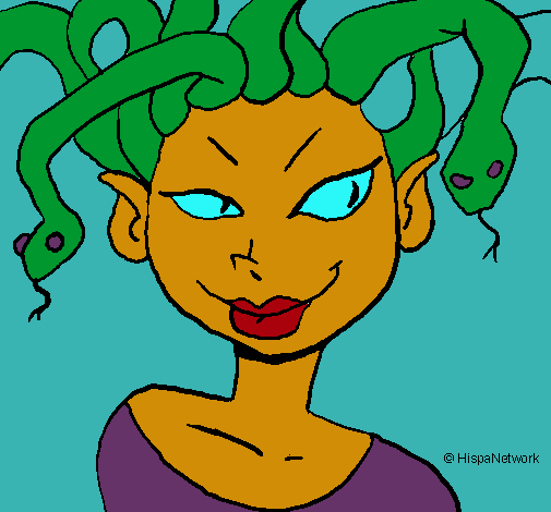 Mujer medusa