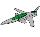 Dibujo Jet pintado por nacj