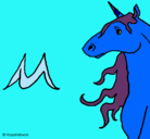 Dibujo Unicornio pintado por Ayelen