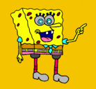 Dibujo Bob Esponja pintado por monserratflor