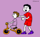 Dibujo Triciclo pintado por avatar