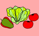 Dibujo Verduras pintado por stephanie